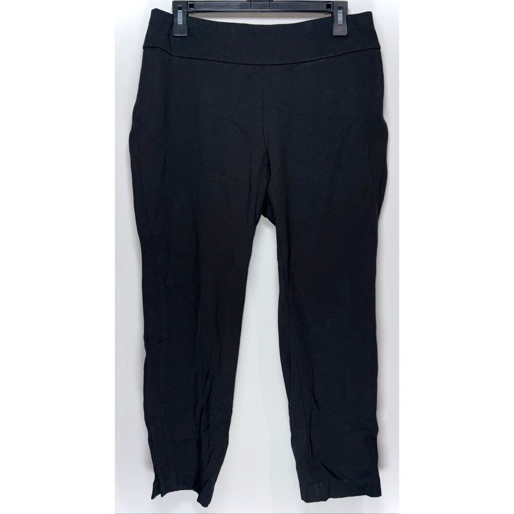 Express pull on cropped black pants size large